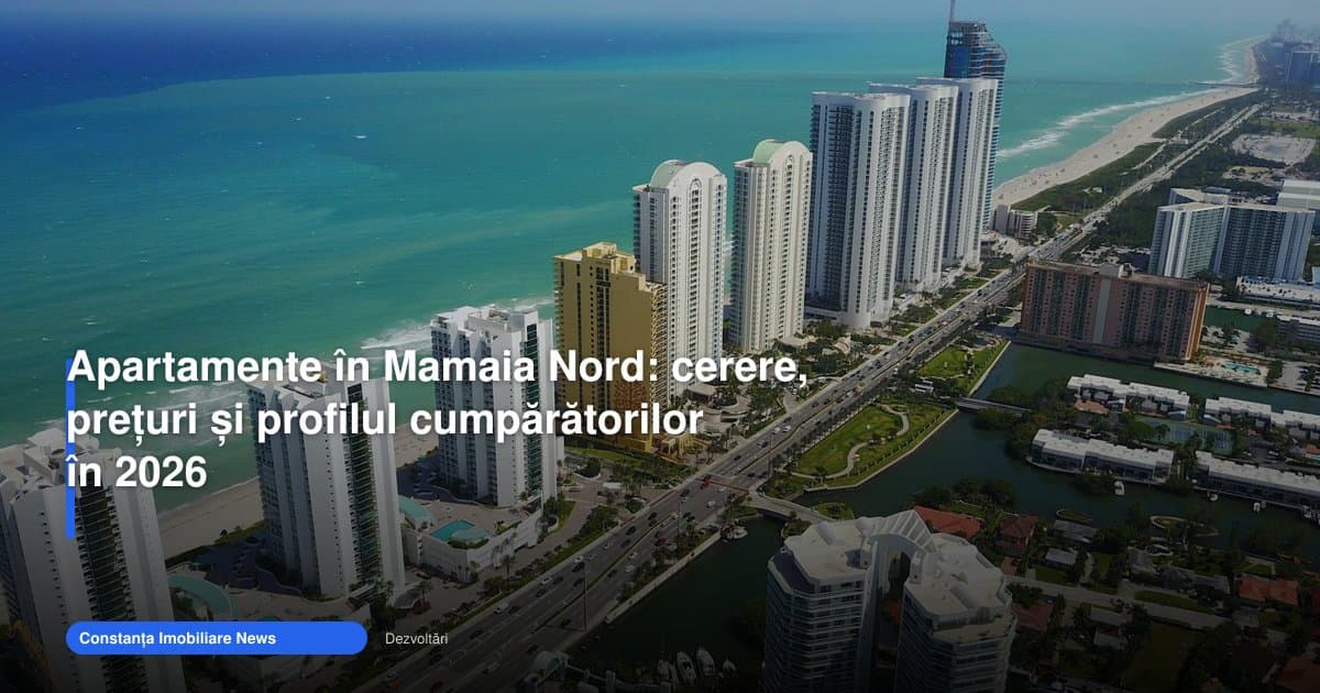 Cererea pentru apartament mamaia nord rămâne ridicată în 2026